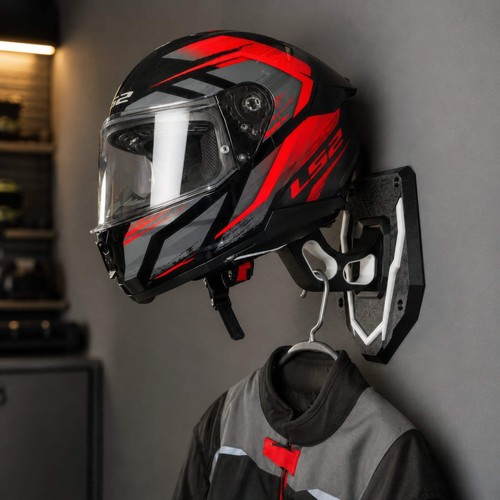 Motorcycle helmet wall mount - motorcycle,